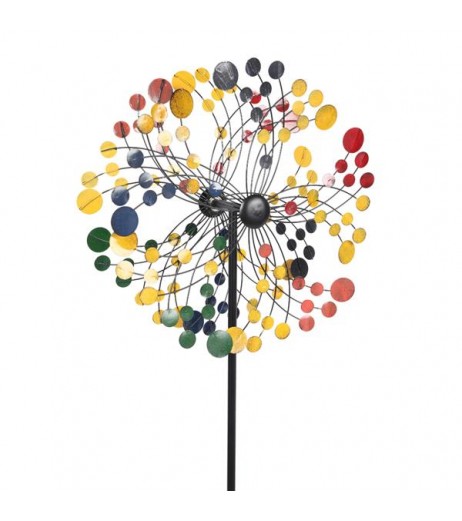 Multicolored Windmill Round Shape