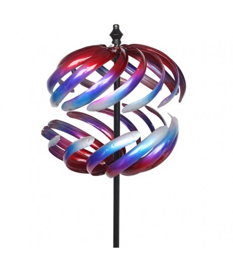 Multicolored Windmill 3D Spherical Shape