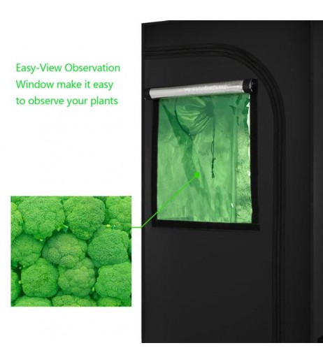 140*60*60cm Home Use Dismountable Hydroponic Plant Growing Tent with Window