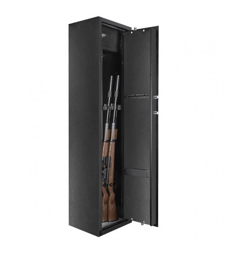 ZOKOP Can Hold 9 Rifles Blade Lock Gun Cabinet / Safe-Black